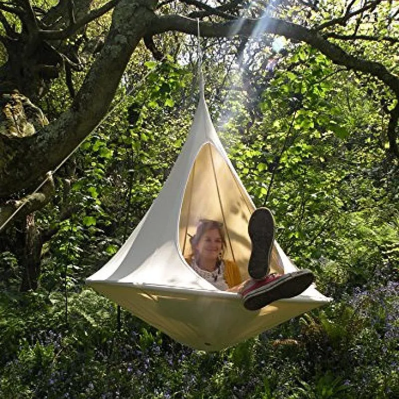 Móveis de acampamento balanço de borboleta cadeira pendurada moldura de hammock acampamento ao ar livre Suspensão à prova d'água Double Villa Sofá Tent