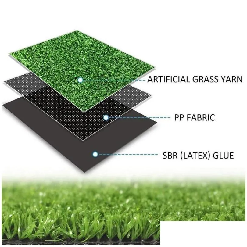 artificial grass outdoor garden landscape pad diy craft courtyard floor decor lawn carpet fake turf mat decorative flowers wreaths