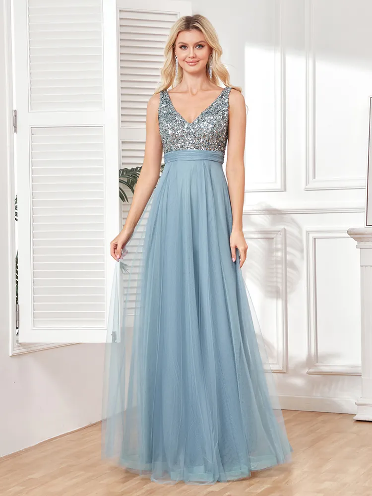 strapless open back dress Simple Blue Satin Long Prom Dresses, Blue Formal Party Dress – dresstby