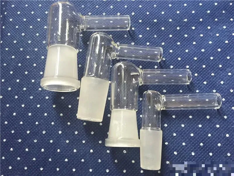 Glass Vapor Whip Adapter90 Degree Male or Female glass adapter 14mm 18mm glass adapter for bongs oil rigs free shipping