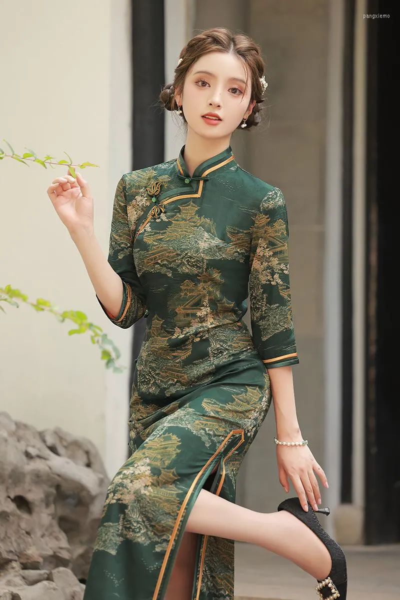 Modern chinese cheongsam hot sale