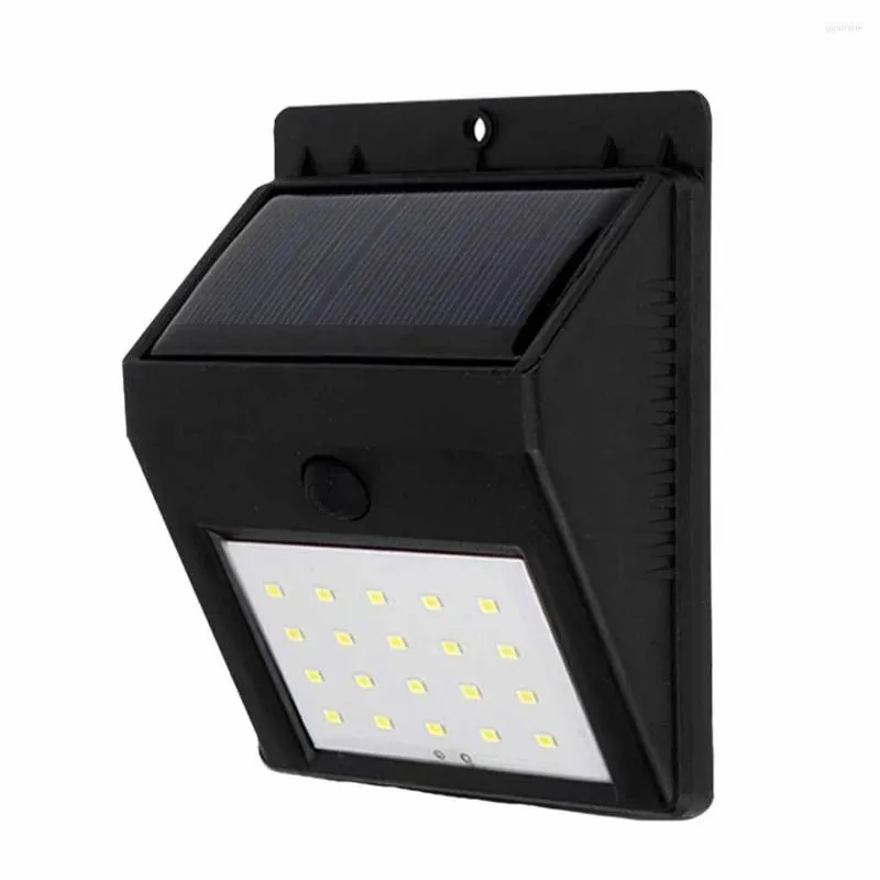 Lampada da parete Lampade di sicurezza sensibili al colore nero ultra luminoso solare potente e potente per cortile J2Y