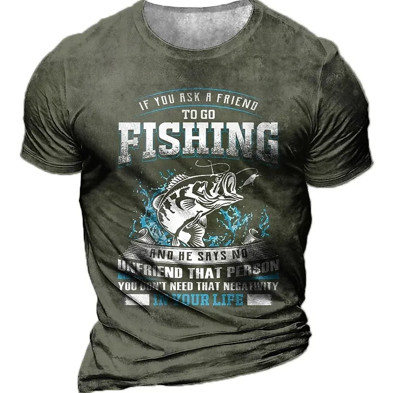 Summer Fishing 3D Printed Mens T Shirt Short Sleeve Casual Fish Top For  Outdoor Activities Style 230505 From Zhi01, $10.92