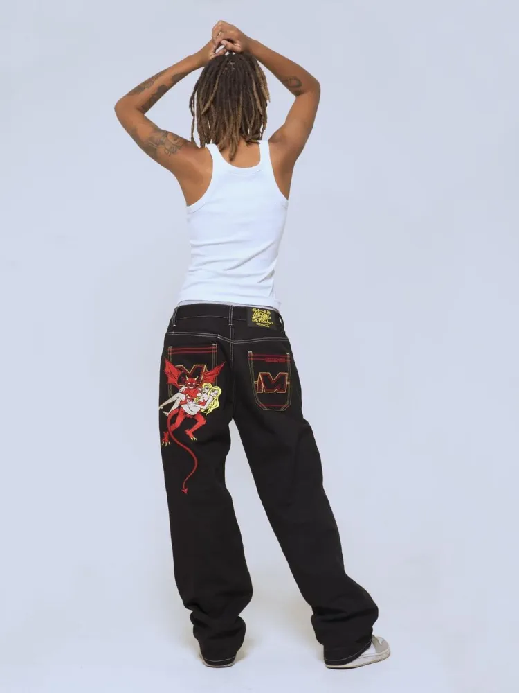 Y2K Harajuku Hip Hop Weekday Astro Jeans With Letter Graphic Y2K Harajuku Hip Hop Weekday Astro Jeans With Letter Graphic