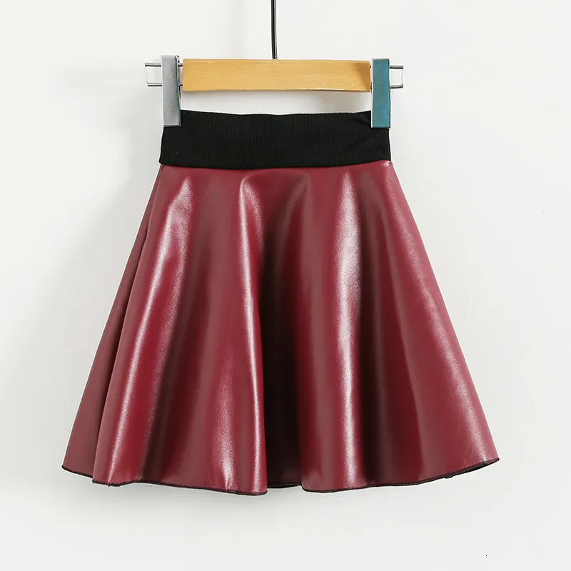 Faux leather skirt 7 little words top