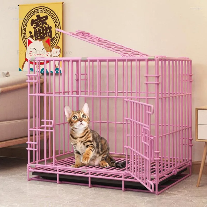 Chat transporteurs grandes Cages maison intérieur chaton Ultra-petit Portable pliant Cage Villa fournitures pour animaux de compagnie luxe extérieur pour chiens