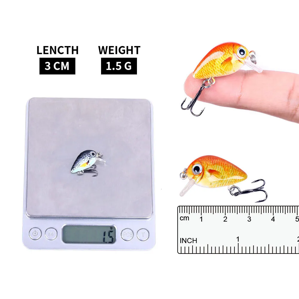 HENGJIA Mini Crankbait Emergency Preparedness Kit 1.5g/3cm Artificial  Wobblers For Bass, Trout, And More Tackle Pesca Peche Truite 230504 From  Piao09, $5.62