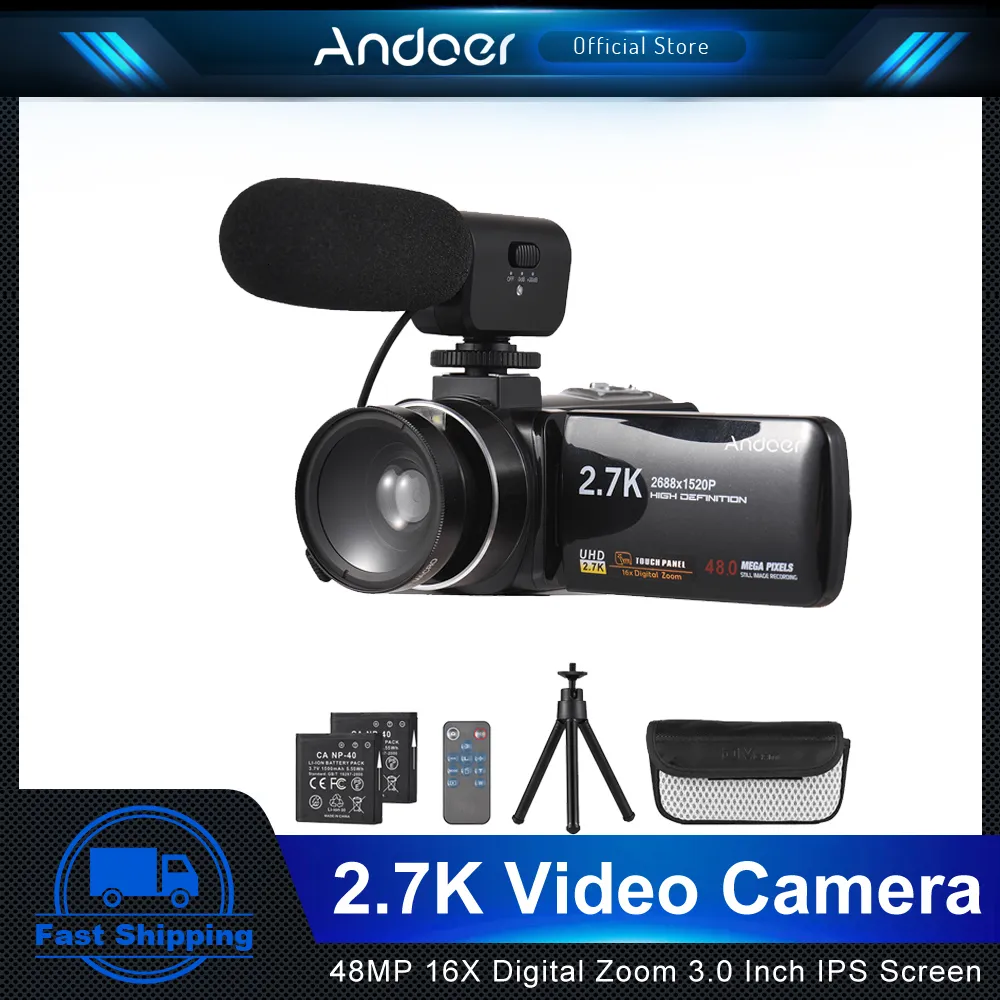thumbnail image 2 of NBD 2.7K 42MP 18X Digital Zoom Vlogging Camera With Microphone – 3.0 Inch LCD 2 of 3