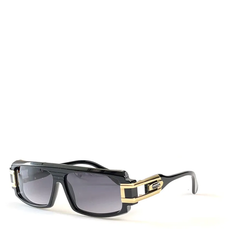 Nuevas gafas de sol de diseño alemán de moda para hombres 164 marco cuadrado pequeño estilo simple y popular lente uv400 para exteriores con estuche