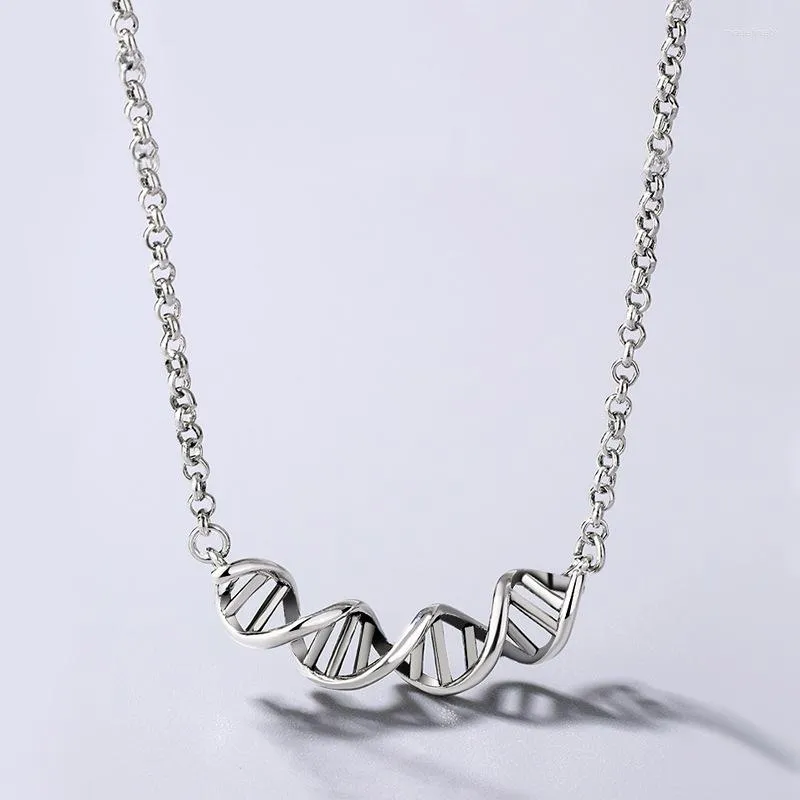Kedjor Trendiga Twisted Spiral Necklace Fashion Ladies DNA Twist Jewelry Gift 2023