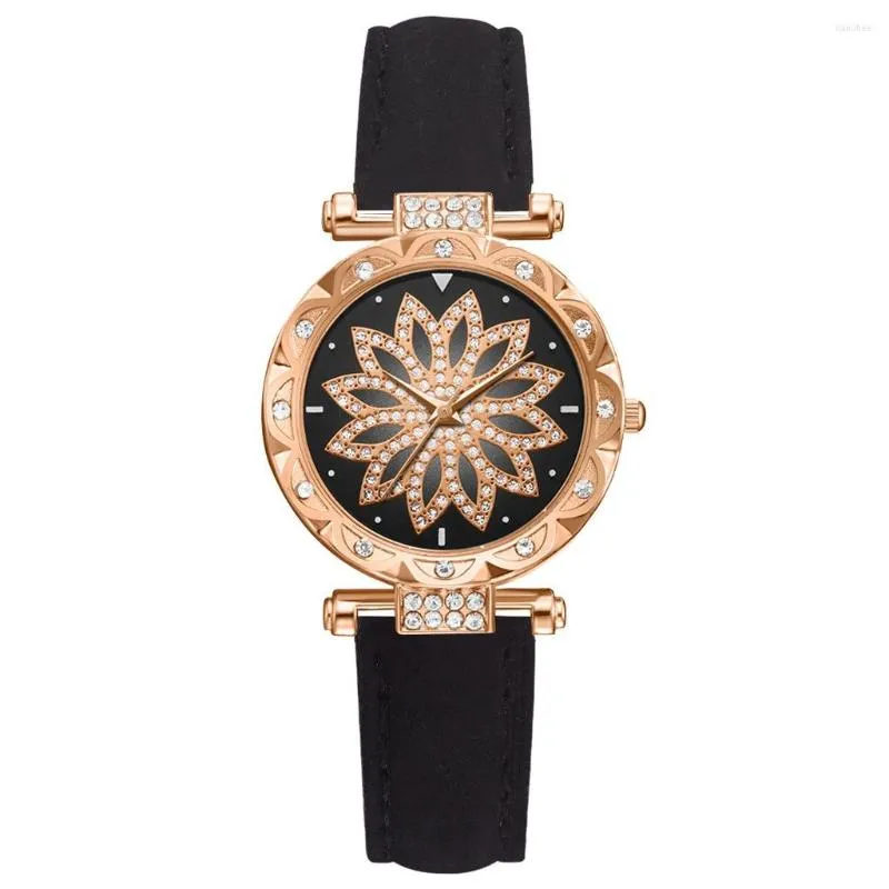 Montres-bracelets 2023 temps de vente pour courir montre rétro bracelet en cuir synthétique polyuréthane mode à la mode dames Relojes Para Mujer
