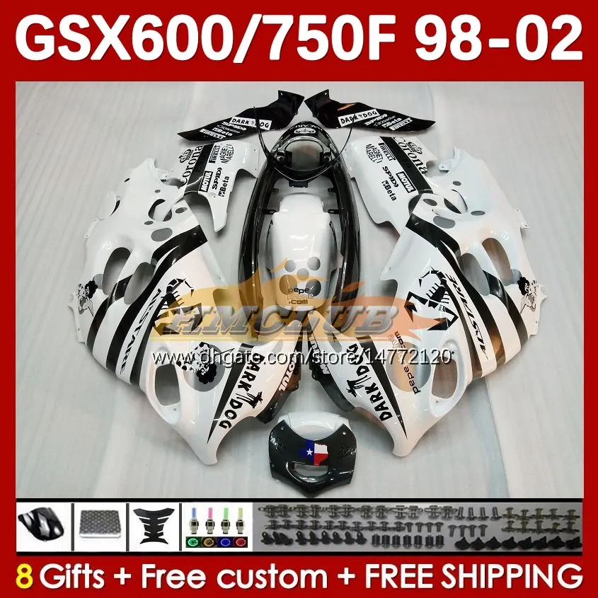 Body for Suzuki Katana GSX600F GSXF750 GSXF-750 GSXF 600 750 CC 169NO.73 Scorpion BLK GSX750F 600CC 750CC 98 99 00 01 02 GSXF600 GSXF-600 1999 2000 2000 2002 Fairing Fairing