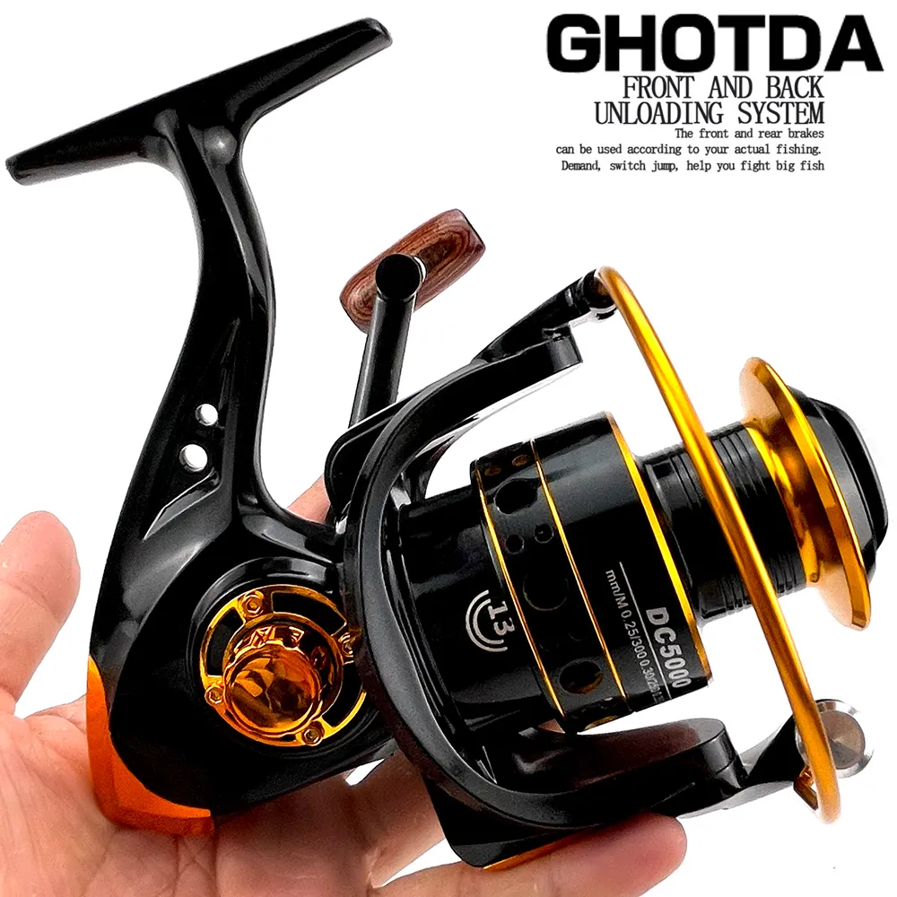 BAITCASTING REELS METAL SPOOL SINNING FISHER REEL 121BB 5.2 1 Fiske Tackle Pesca Carrete Feeder Karp Fiskehjul 10007000 230505