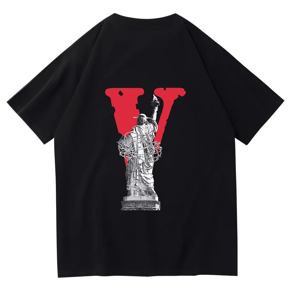 Vlone shirt red and black 2025