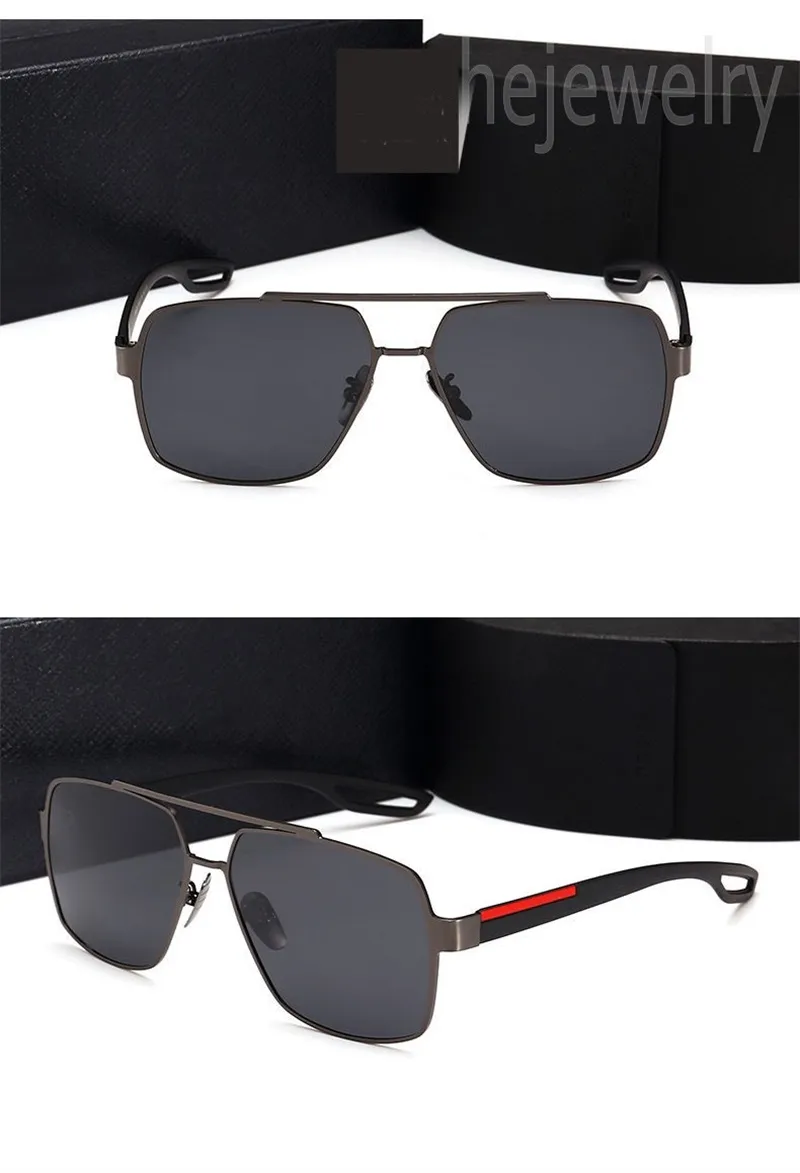 Pilotdesigner Sonnenbrille P Mode Sonnenbrille für Männer luxuriöser Metall vor Frontrahmen Gafas de Sol Party Outdoor Kühle Augen tragen Sonnenbrillen Männer hübsch PJ061 B23