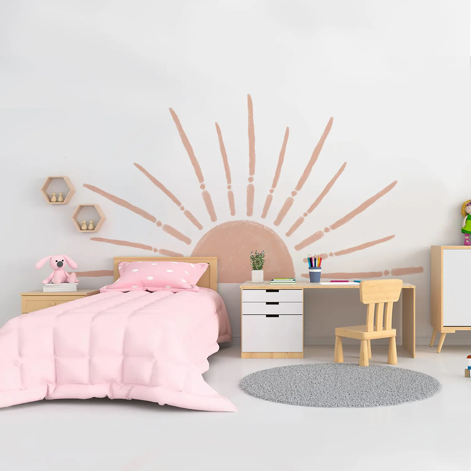 sunshine wallpaper nursery