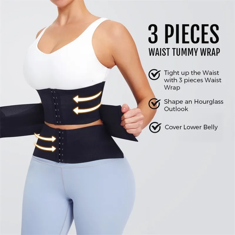 MiiOW Waist Trainer Corset For Weight Loss Womens Tummy Wrap For