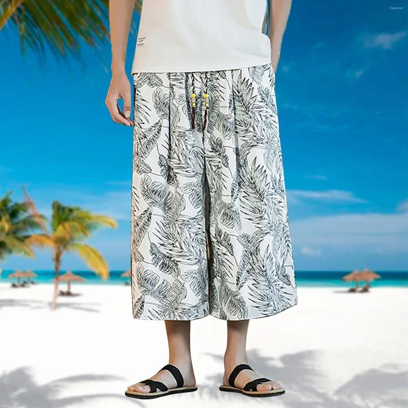 Pantaloni Da Uomo Estate Tailandia Turismo Hawaii Seta Di Ghiaccio