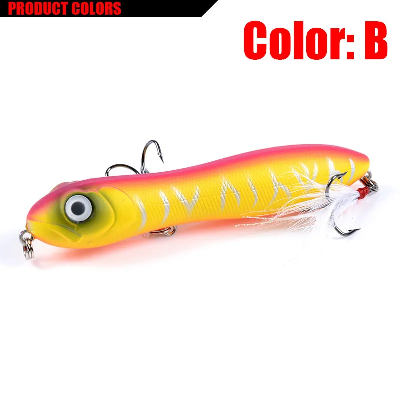 Floating Pencil Funny Fishing Lures 10cm/16g Hard Bait Crankbait For Carp,  Bass, Pike Artificial Plastic Fishing Tackle From Piao09, $8.34