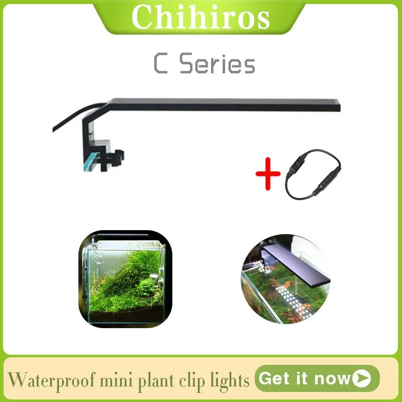 Belysning Chihiros C -serie Ada -stil Växt LED -ljus Dimmer Clip Water Proof Aquarium Water Plant Fish Tank Commander Smart Controller