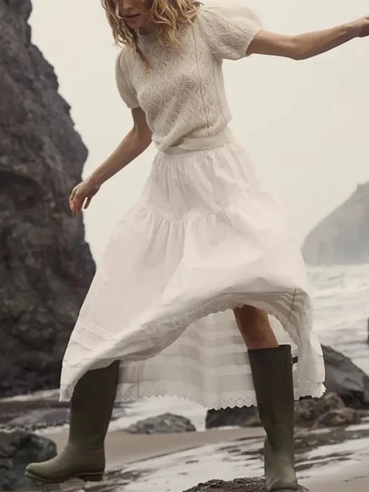 Tiered skirt quality cheap