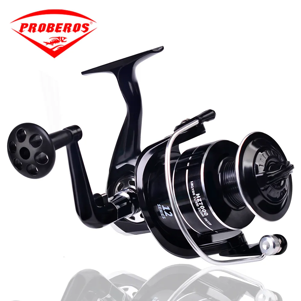 Baitcasting Reels PRO BEROS Moulinet de pêche Spinning 10007000 Series Bobine en métal Spinning Wheel pour la pêche en mer Pêche à la carpe 230505