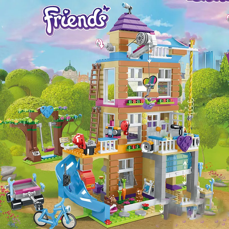 Lego 41340 friends friendship house stores best sale