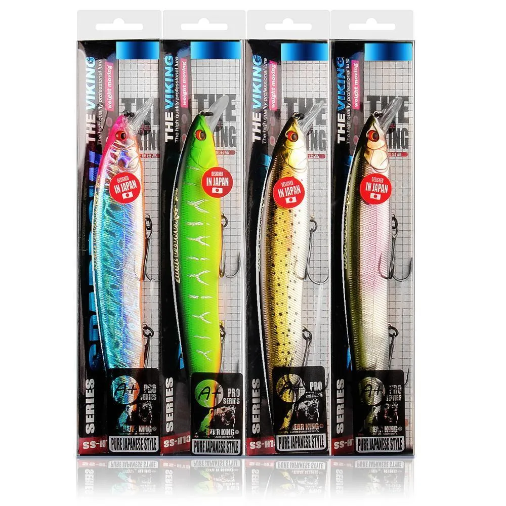 Baits Lures BEARKING Each Set Assorted Colors Fishing Lure SP