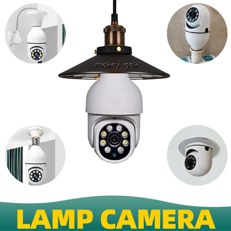 A6 żarówka kamera bezprzewodowa 1080p 360 stopni panoramiczna inteligentna HD WiFi Cam noc Wersja domowa bezpieczeństwo IP Surveillance CCTV Kamera LED Aparat z pudełkiem detalicznym