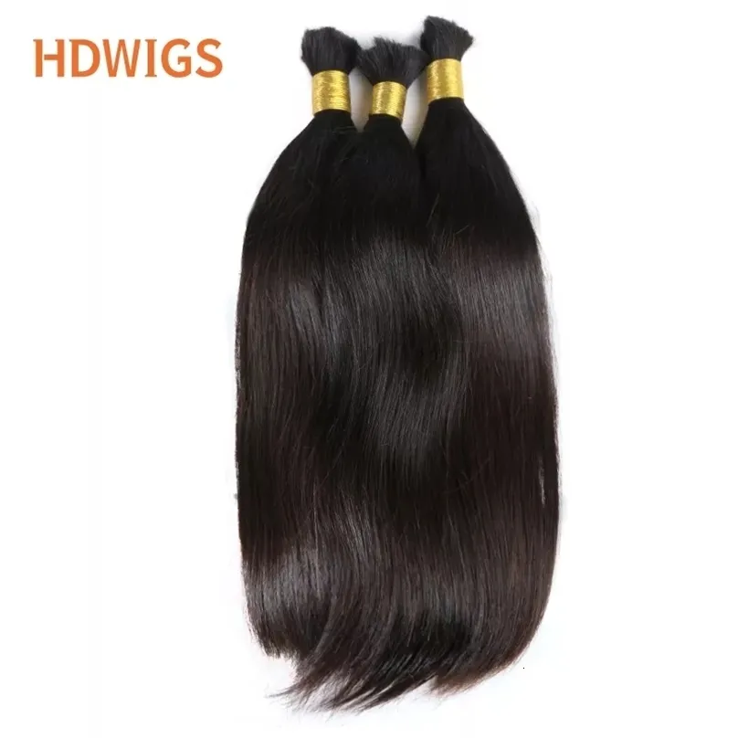 Hair Bulks Straight Bulk Cheveux Humains 70cm 200grams Tressage Humain Cheveux En Vrac Pas D'extensions De Trame Cheveux Naturels Humains Hairpice Blond En Vrac Mega Cheveux 230504