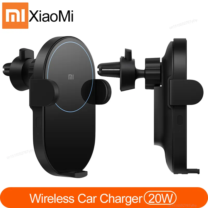 Caricabatteria per auto wireless originale Xiaomi mi 20W Max Qi Caricabatteria per auto wireless a ricarica rapida per Mi 9 iphone X XS Sumsang