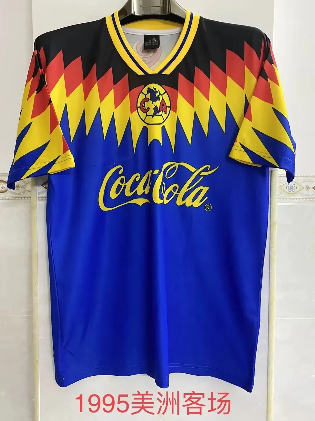 Retro Club America Soccer Jersey 2024 Vintage Classic Football Shirt Breathable Moisture Wicking Viscose S 2XL