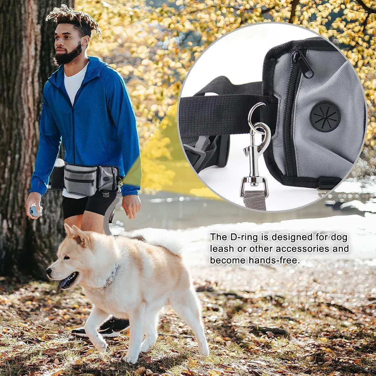 Obedience Portable Dog Treat Bag Outdoor Dog Treat Pouch For
