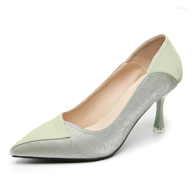 Kledingschoenen klein formaat 31-43 dames hoge hakken pumps stiletto sexy dames groen vrouw