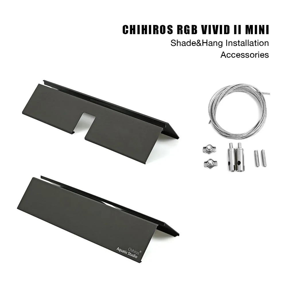 Oświetlenie Chihiros RGB Vivid II mini akcesoria akcesoria powiesić na zestawach i odcieniach 2PC