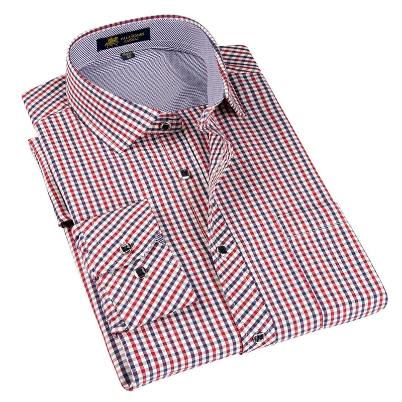 Camisas casuais masculinas Marca masculina listrada de manga longa Camisa masculina Business camisetas quadriculadas formal Smart Casual Social Regular Clothing 230505