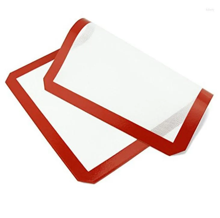 Baking Tools 50pcs 40 60cm 40x30cm 30x21cm Silicone Mats Liner Oven Mat Dough Heat Insulation Pad Bakeware Table SN1921