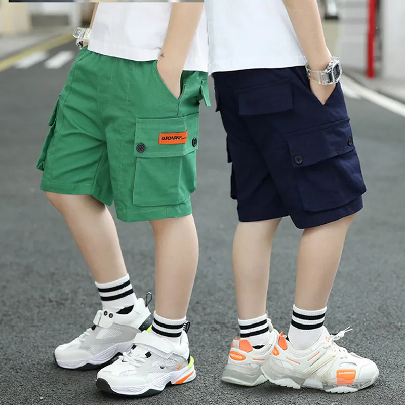 ショートパンツIenens Kids Boys Denim Clothes Jeans Jeans Shorts Summer Childrenショートパンツベイビーボーイカジュアルカウボーイズボン4 5 6 7 8 9 10 11年230504