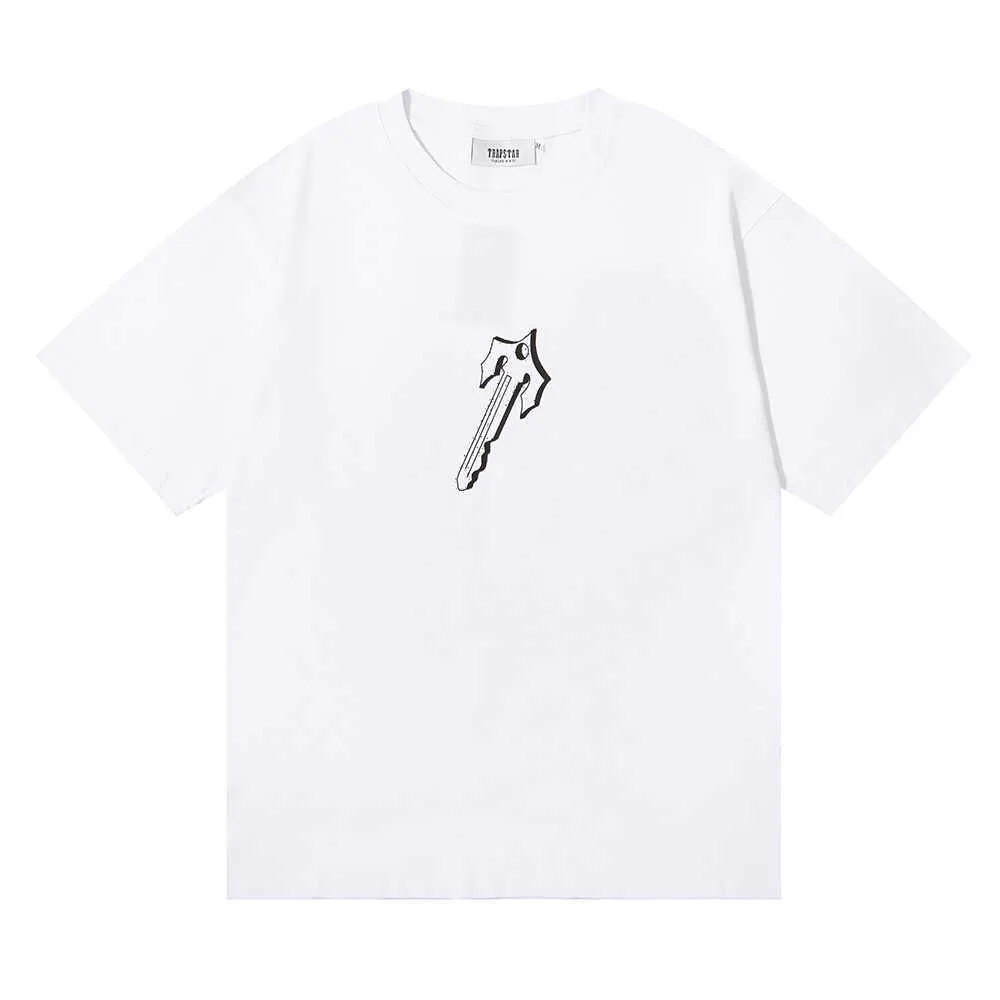 Designer Fashion Clothing Tees Tshirt trapstar London Trap Keys Open Doors Men s Women s Short Sleeve T shirt Summer Casual Streetwear Loose