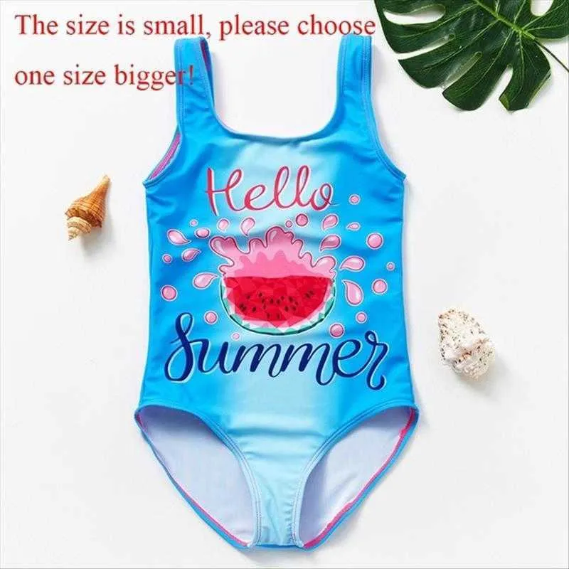 2 10 Years Old Infant One piece Girl Swimsuit Flamingo Print Childrens Entity