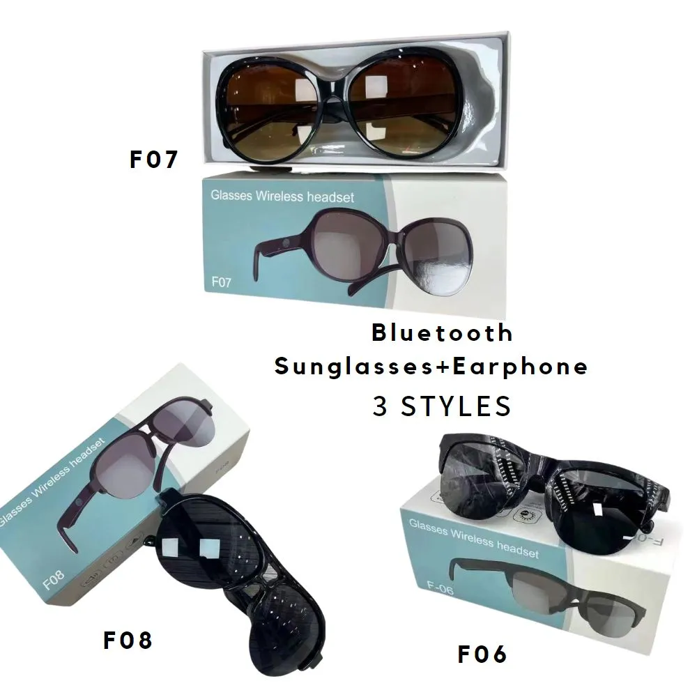 Wireless bluetooth sunglasses headset headphones handsfree clearance