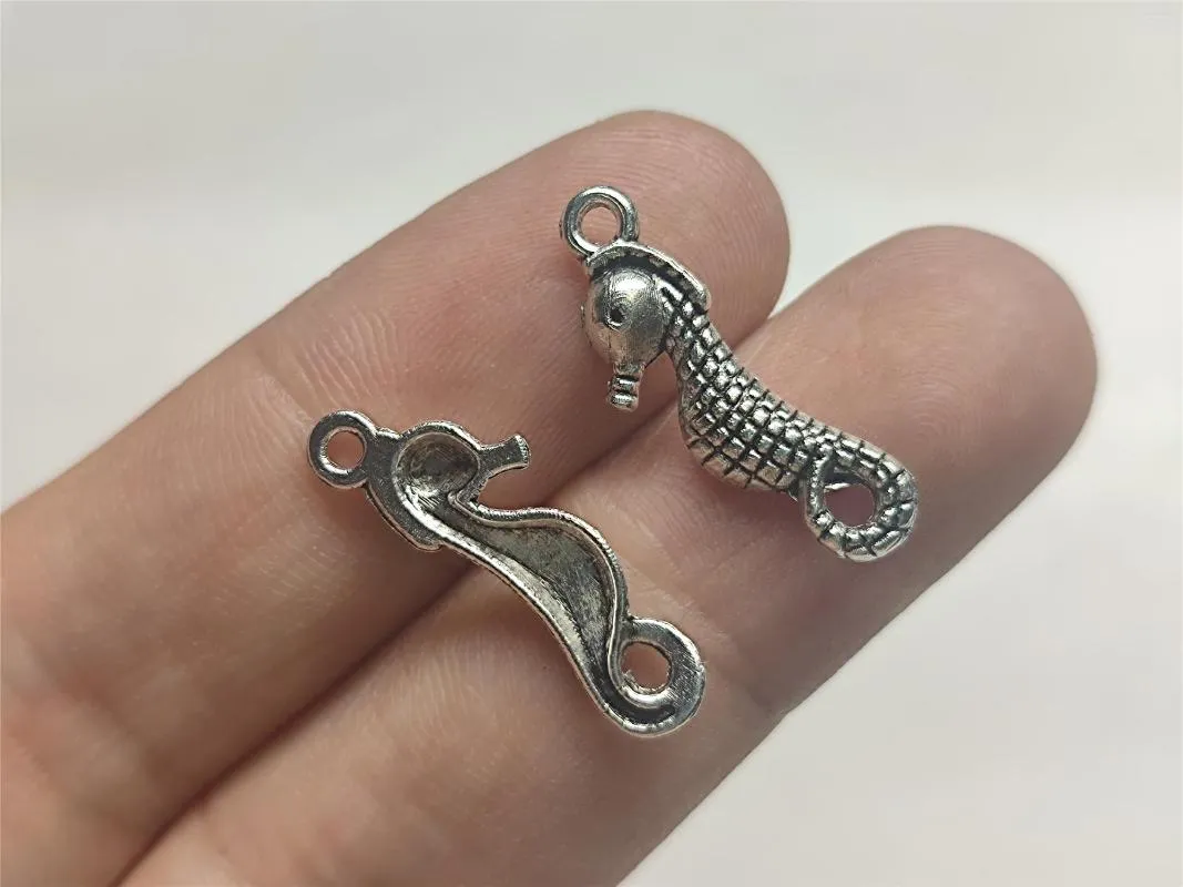 Wholesale Bulk Of 10 Sea Horse Snake Charm In Antique Silver For Jewelry  Making From Ericgordon, $8.57