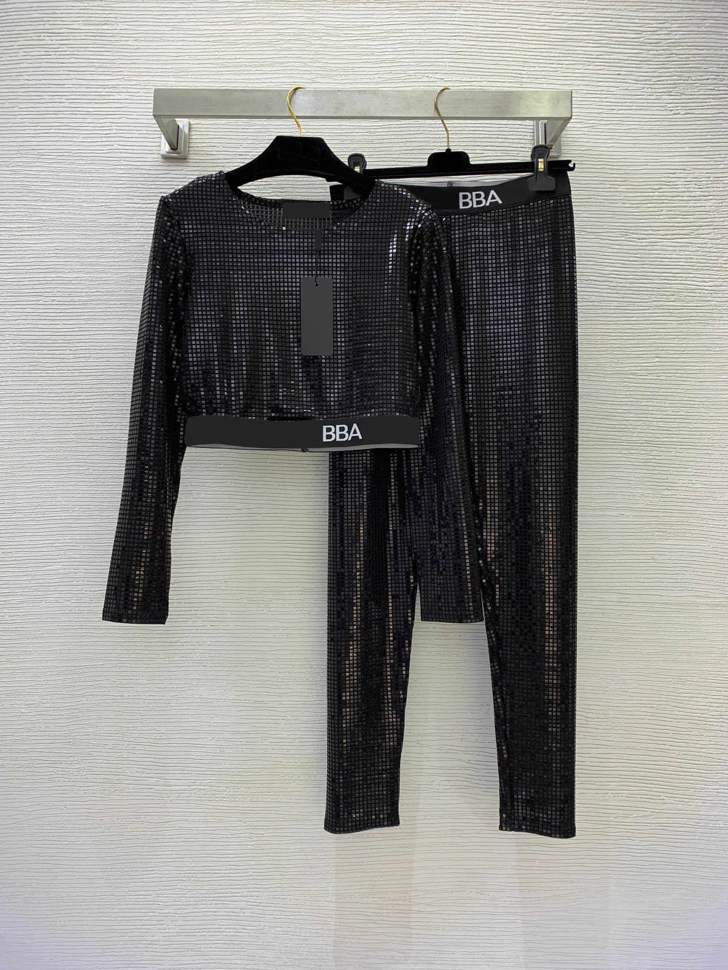 Shiny two piece outfits hot sale