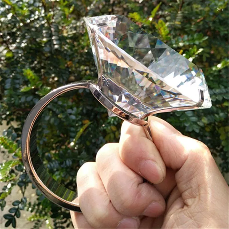 Impreza przychylność Big Diamond Creative Crystal Crystal Prezent Wedding Propozycja Proponowa spowiedź walentynkowa, aby dać urodziny dziewczynie