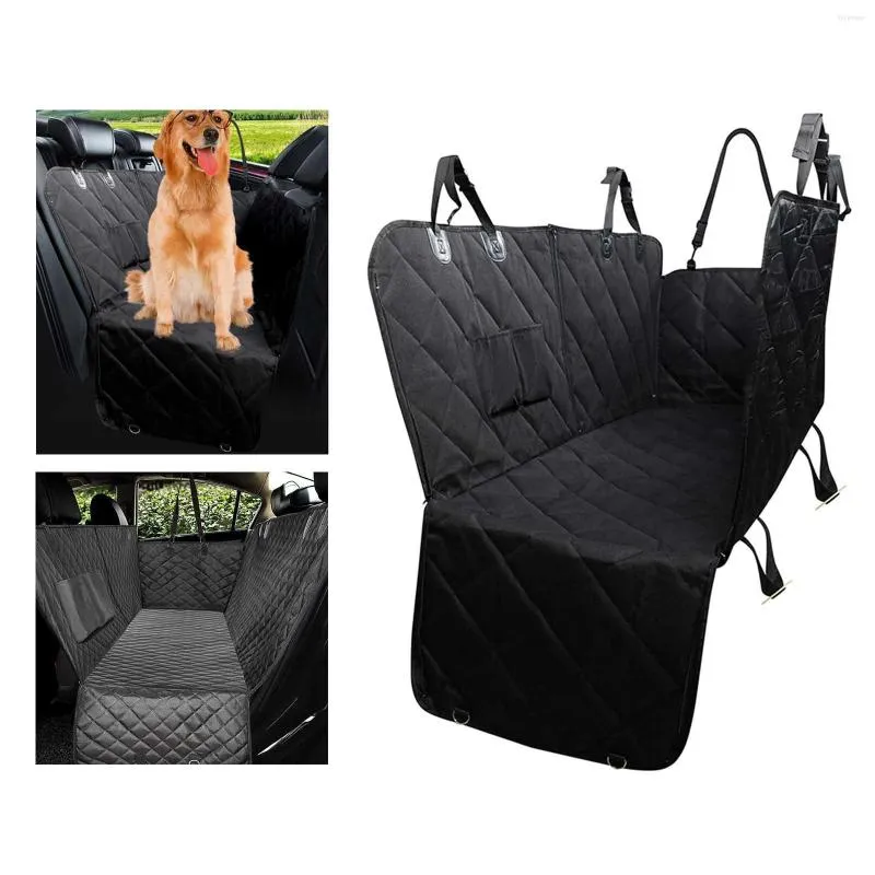 Housses de siège de voiture pour chien Couverture arrière Protecteur Voyage SUV Poche pour tapis