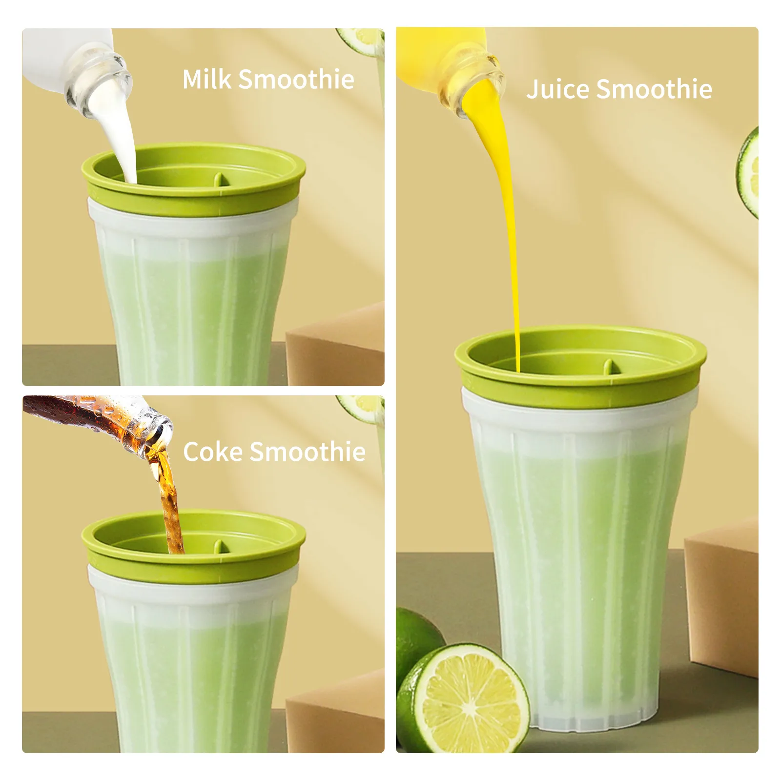 Ice Cream Tools Summer Squeeze Homemade Milkshake Bottle 150mL Pill Proof Smoothie Cup Pinch Fast Cooling Magic Cup Ice Cream Slushy Maker 2024 From Nian09 8.03 DHgate.Com