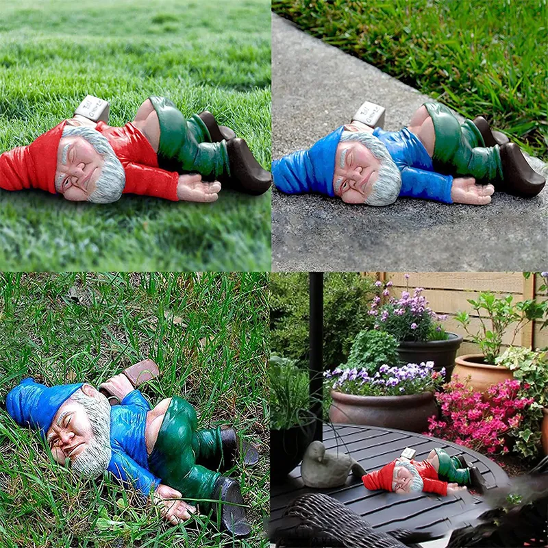 Vernice per mani Poliresine Gnome Dwarf Figurine per decorazione domestica del giardino - Cina Garden Gnome e Figurine nani prezzo