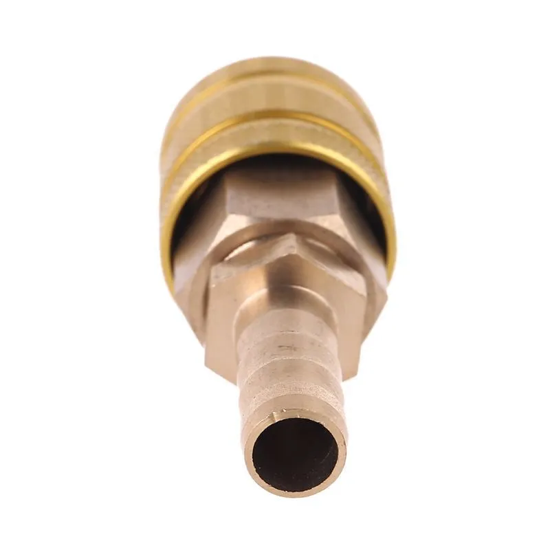 Clip de Valve de pneu en laiton massif de 8mm, pince de buse de pompe, connexion rapide, mandrin d'air universel, adaptateur de pompe de gonflage, connecteur de filetage