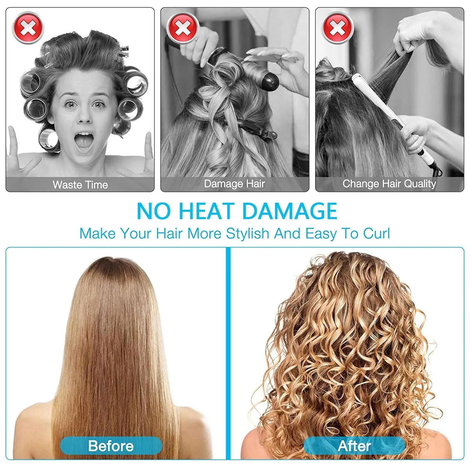 No heat spiral curls new arrivals