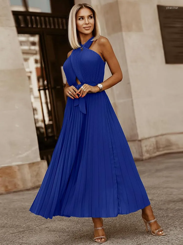 Halter dress formal 2025 mid length